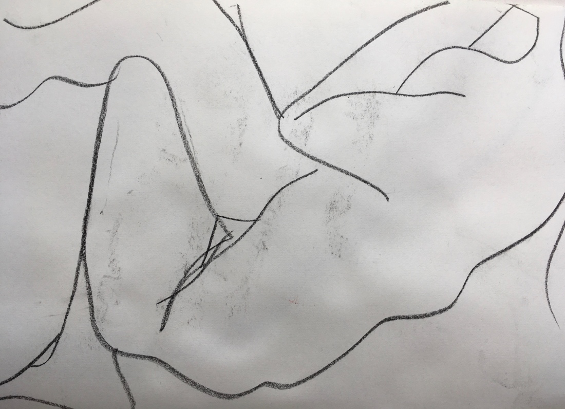 Life Drawing of a female form